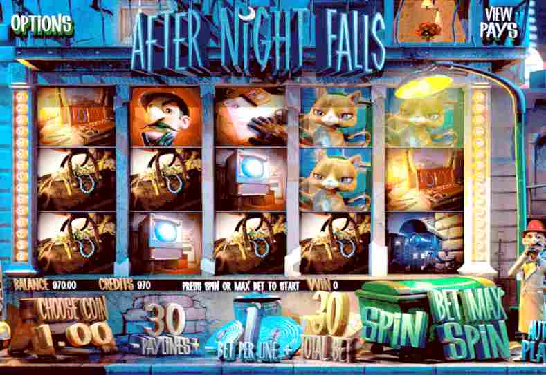 Video slot game After night falls online